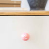 Poignée (ou crochet) marbrée blanc rose [sur-commande]