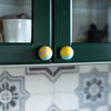 Funky Yellow Marbled Handle (or Hook) [made to order]