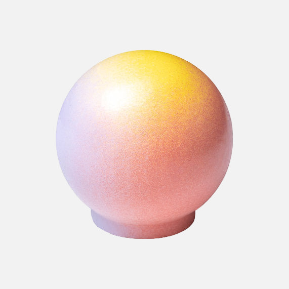 Poignée (ou crochet) dégradé rose lilas et jaune