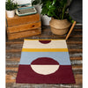 Petit tapis tissé Moonphase