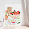 'Apples and tulips' poster