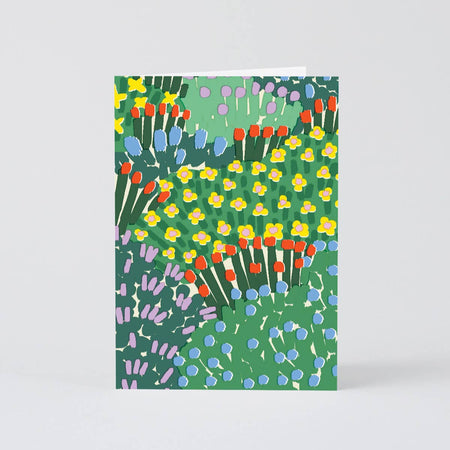 Carte de souhaits Jardin de fleurs