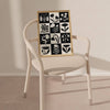 Affiche 'Black and White Flowers'