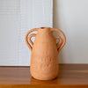 Terracotta ceramic vase