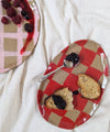 Plateau grande assiette Red Checks