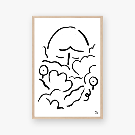 Affiche 'Bouquet' NB [formats variés]