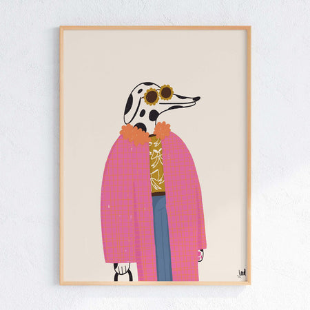 Poster 'The stylish Dalmatian'