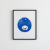 Affiche Fruits Félins 'Bleuet'