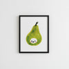Affiche Fruits Félins 'Poire'