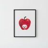 Affiche Fruits Félins 'Pomme'