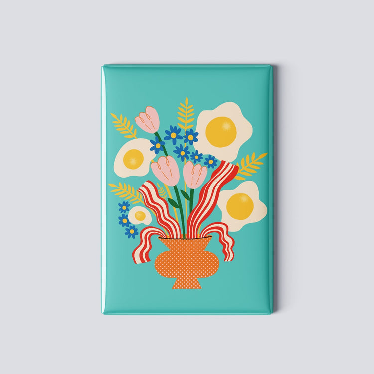 Aimant 'Bouquet brunch bacon & egg'
