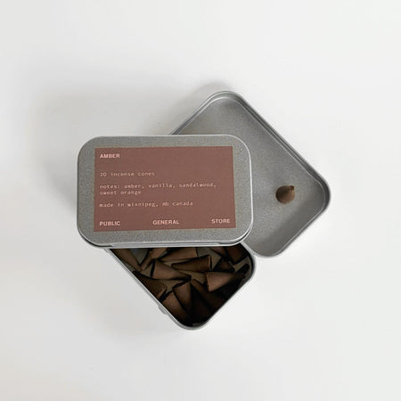 Ensemble de cônes d'encens Ambre