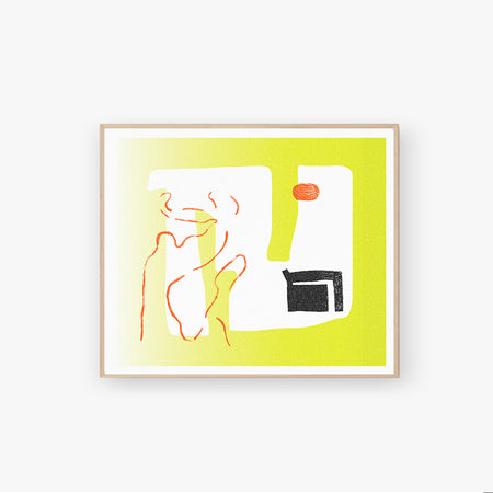 Affiche risographie 'Effervescence'
