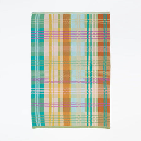 Linge à vaisselle Wild Weave orange-aqua