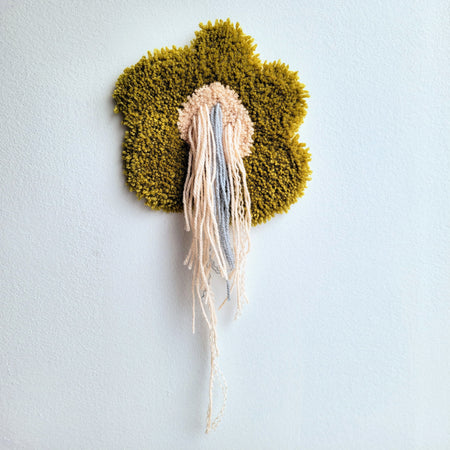 Pièce textile 'Avocado blah flower'