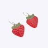 Boucles d'oreilles en céramique Fraise