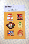 Feuille d'autocollants 'Yummy Korea'