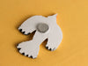 Aimant en céramique Oiseau blanc