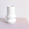 Geo Blue and White Ceramic Vase