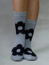 Chaussettes Grandes fleurs [couleurs variées]