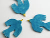 Aimant en céramique Oiseau bleu