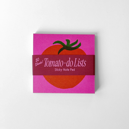 Tomato sticky notepad