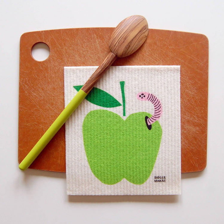 Essuie-tout chiffon réutilisable Pomme