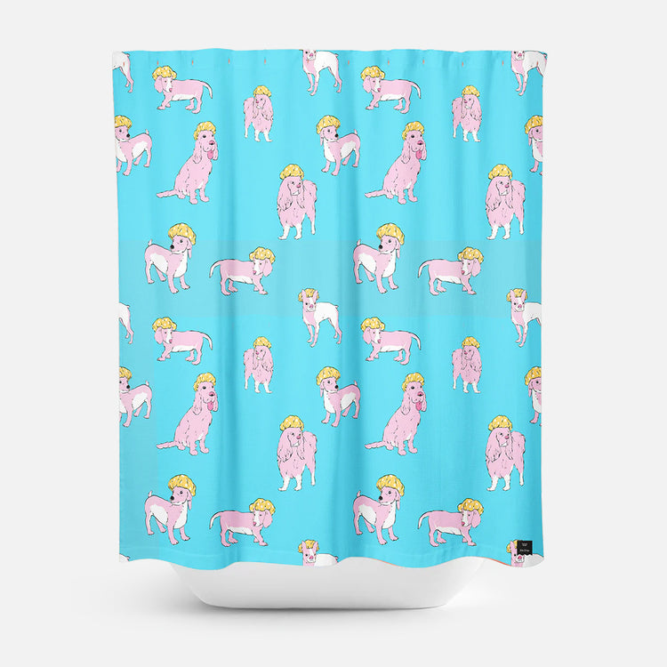 Shower curtain 'It's still very hard to bathe my dog'