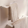 Barre à serviette blanche [formats variés]