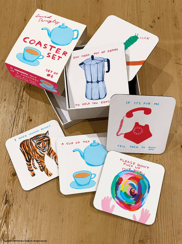 David Shrigley Coasters [Various Designs]
