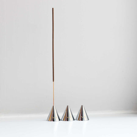 Peak chrome incense holder