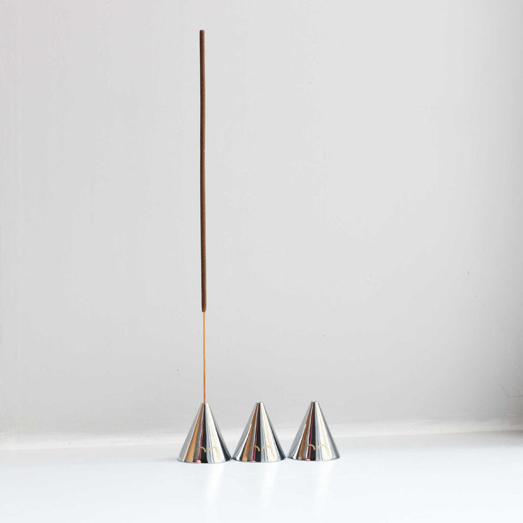 Peak chrome incense holder