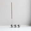Portobello chrome incense holder