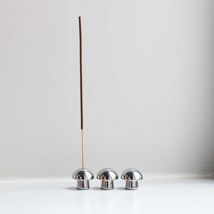 Portobello chrome incense holder