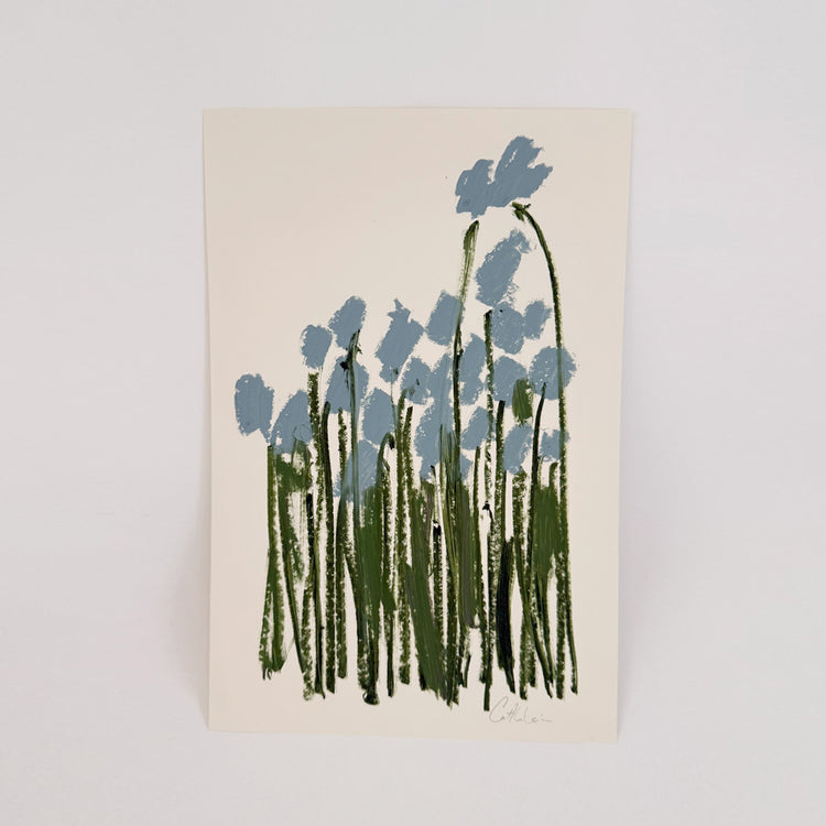 Oeuvre originale 'Bleu lavande'