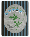 Affichette risographie 'Blue Widow'