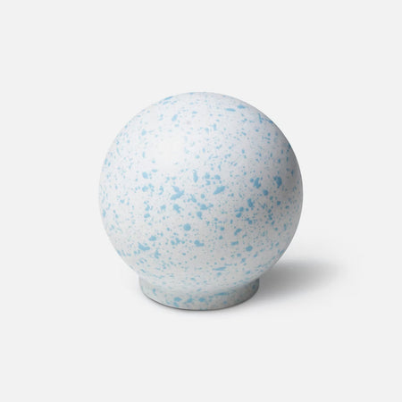 Poignée (ou crochet) splash bleu pâle sur blanc [sur-commande]