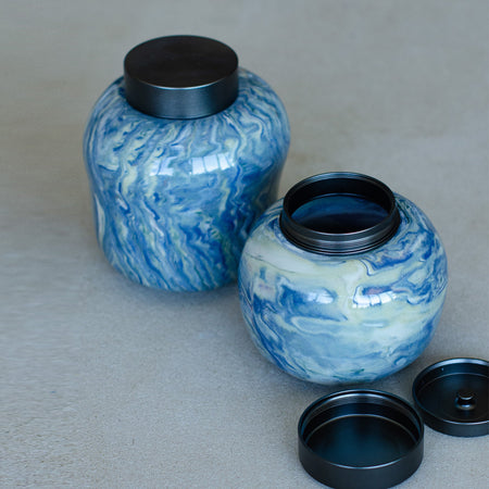 Nerikomi Marbled Tea Caddy [Various Designs]