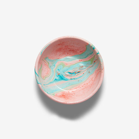 Bol Swirl blush en émail