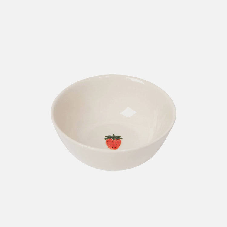 Bol en relief Fraise