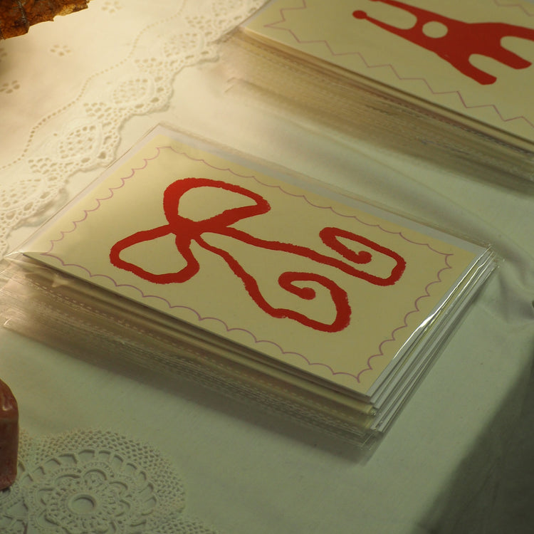 Carte de souhaits Boucle