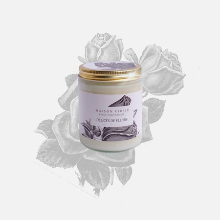 Bougie parfumée Délices de fleurs 225g