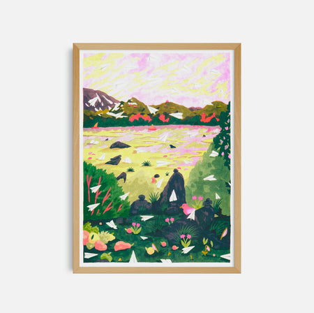 Affiche risographie 'Bourrage de papier'