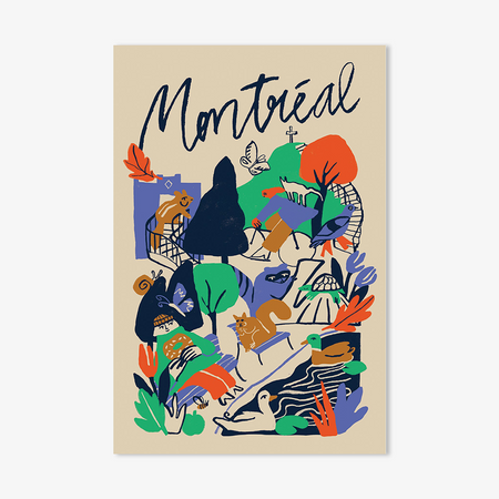 Postcard 'Walk in Montreal' 