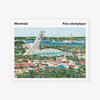Carte postale 'Montréal - Parc olympique'