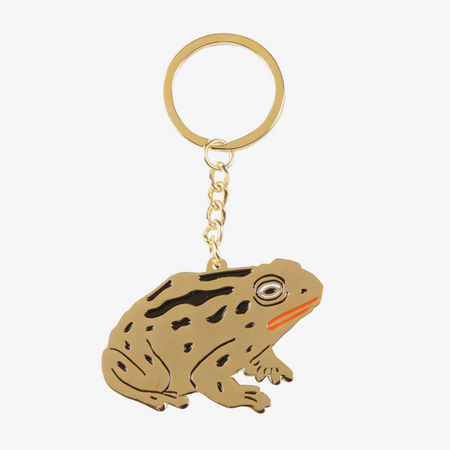 Gold Toad keyring