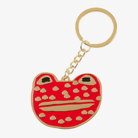 Frog head key ring