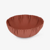 Terracotta crinkled presentation bowl