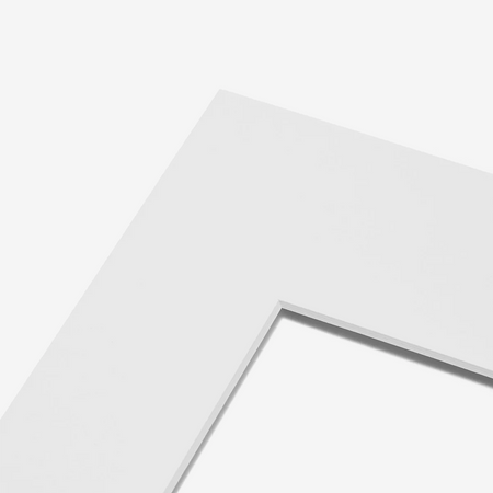 White passe-partout frame 24x36 [Opening 19¾ x 27½] 