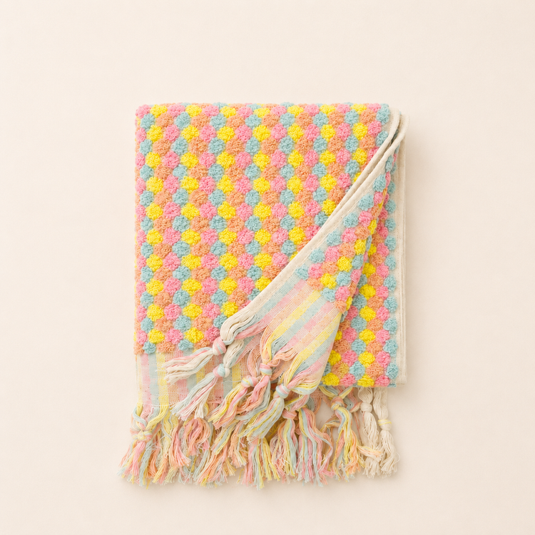 Serviette éponge Balloune bubble gum [tailles variées]